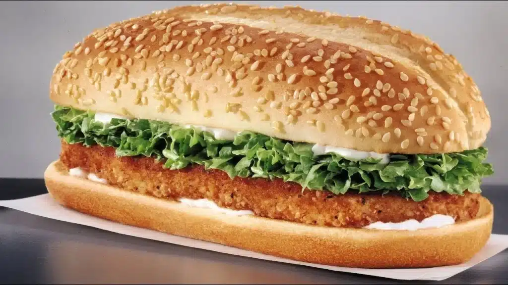 Burger King New Chicken Sandwich Line