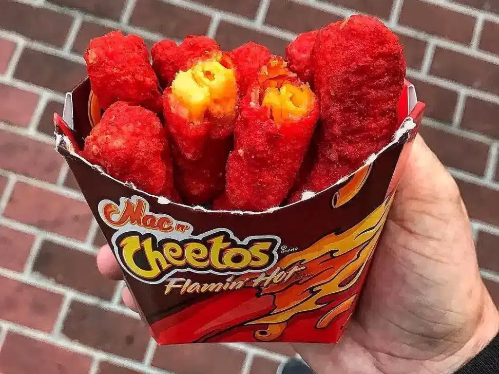 Flamin Hot Mac N Cheetos