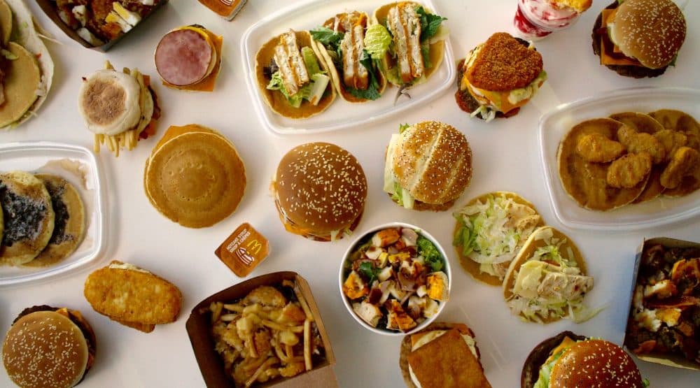 McDonald's menu