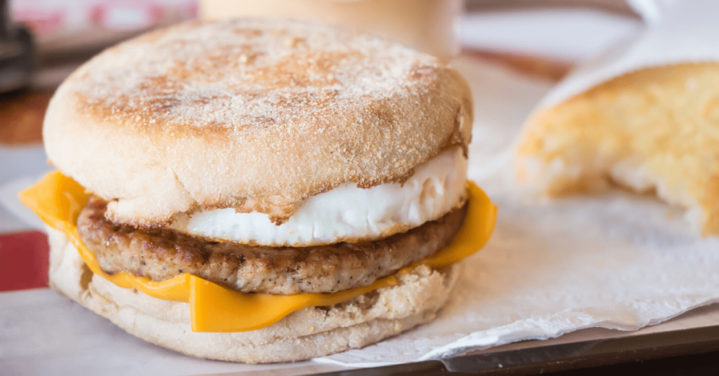 Sausage egg McMuffin