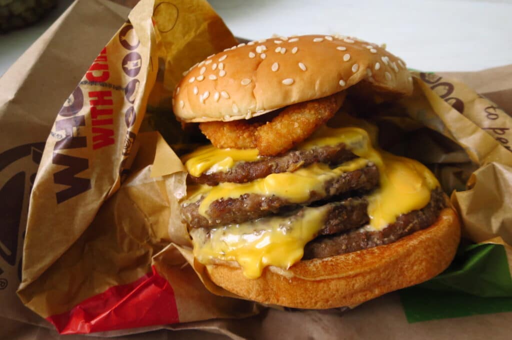 Quad Stacker Burger