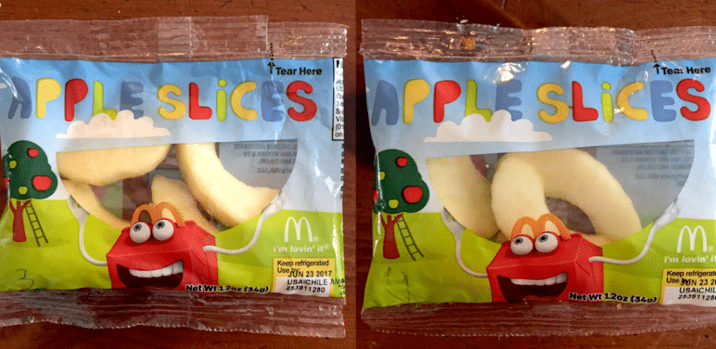 Apple slices