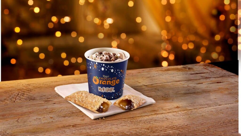 Terry's Chocolate Orange McFlurry