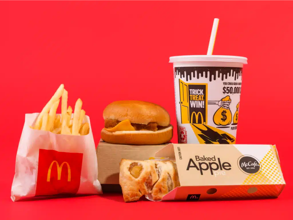 McDonald's menu