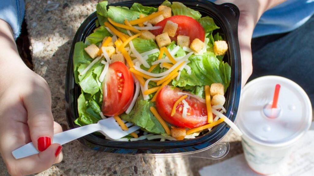 burger king Garden Salad (without croutons)