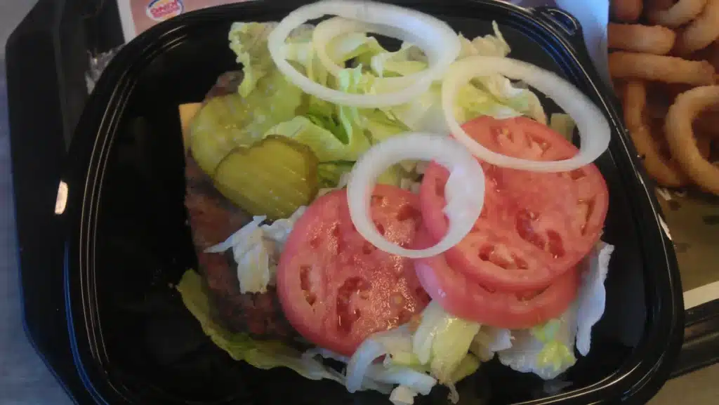 burger king Whopper (without buns)