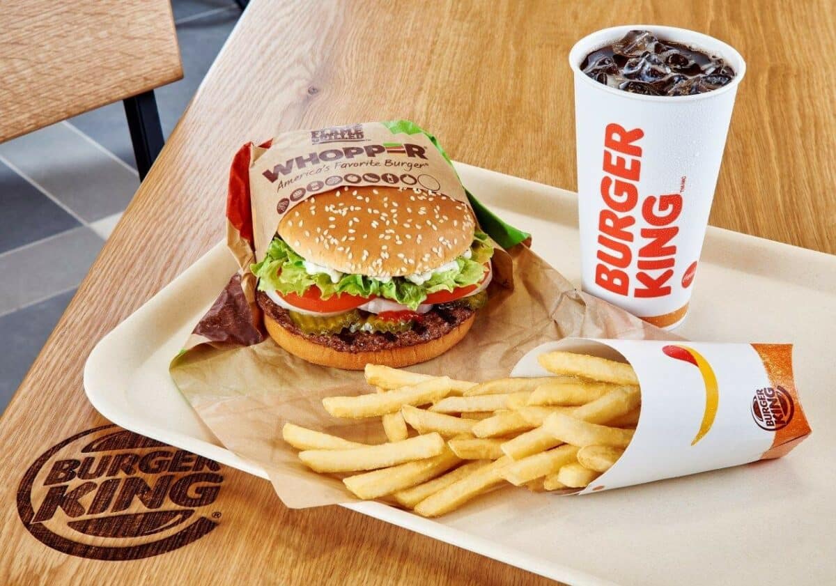 burger king gluten free menu