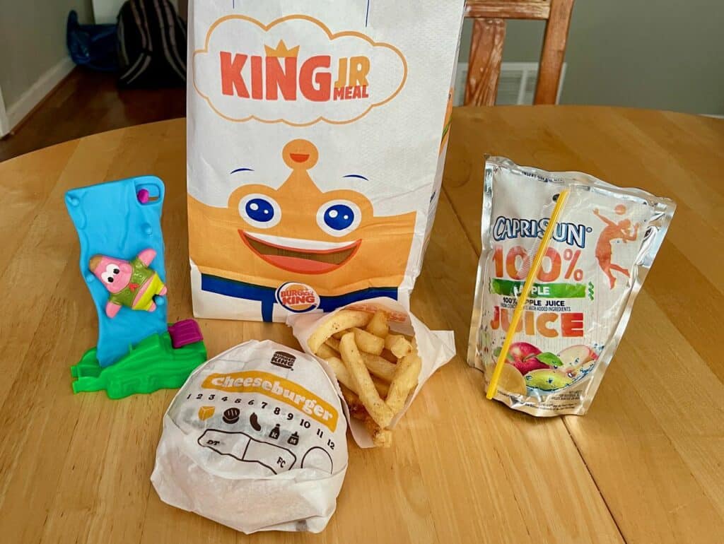 burger king kids meal