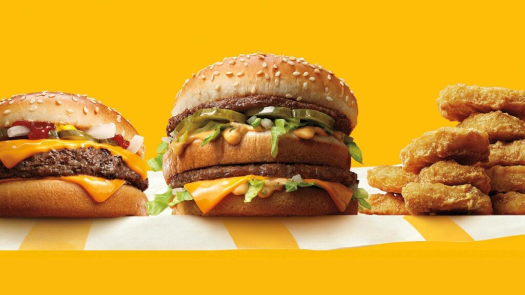 burgers and nuggets
