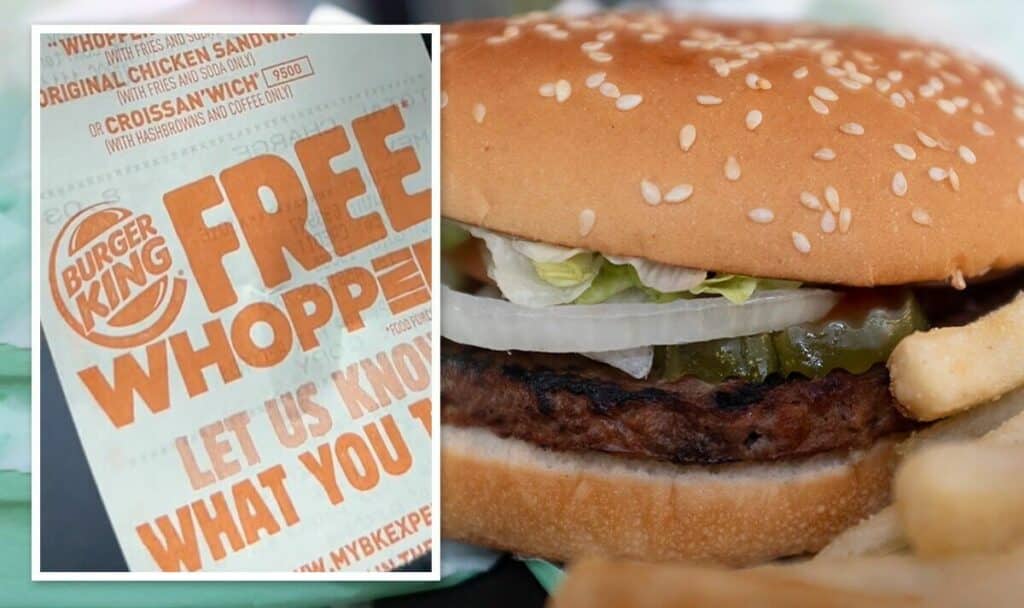 Free whopper