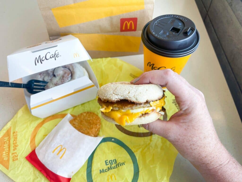 Sausage Egg muffin meal