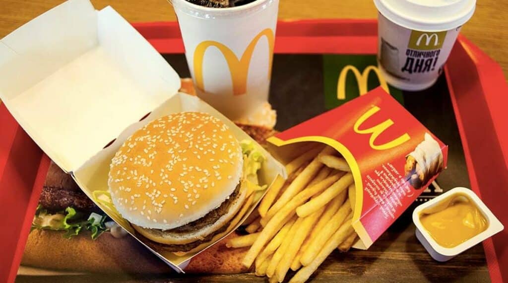 McDonald's burger