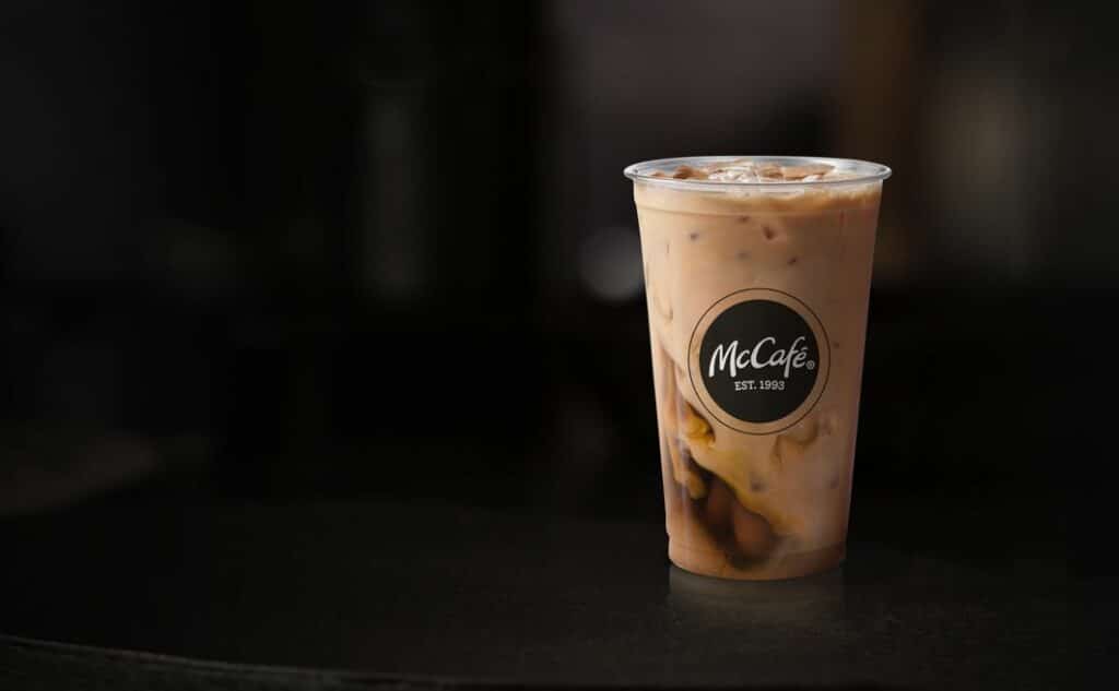 Iced Hazelnut latte