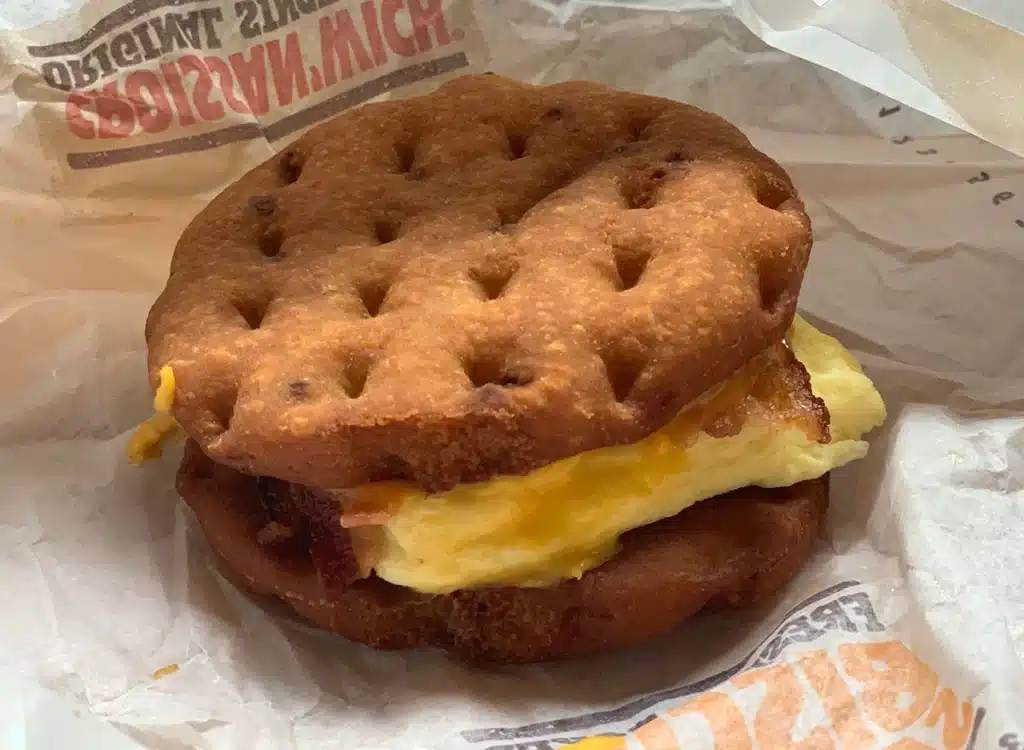 Ham, Egg, & Cheese Maple Waffle