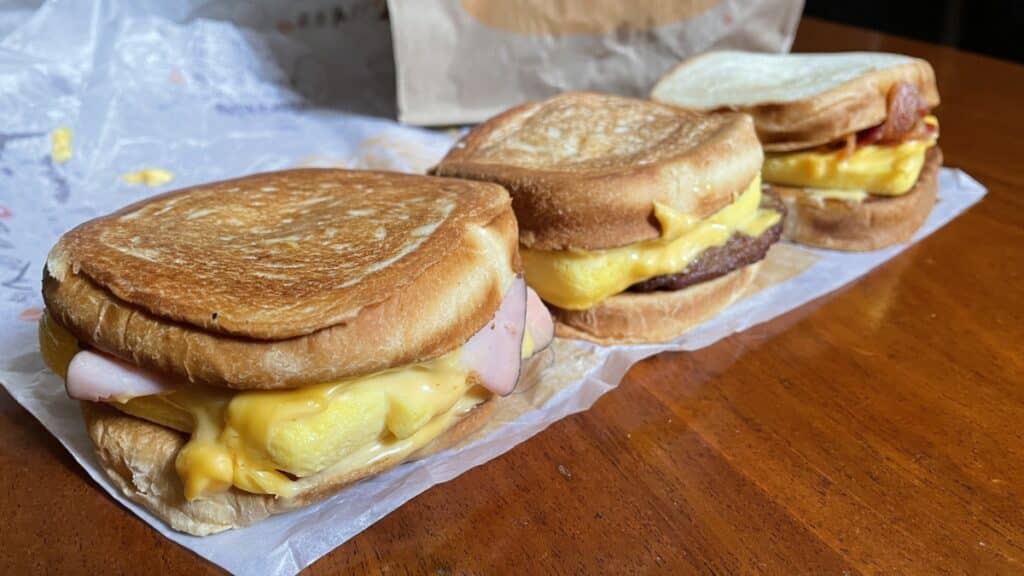 Ham,egg, and cheese biscuits