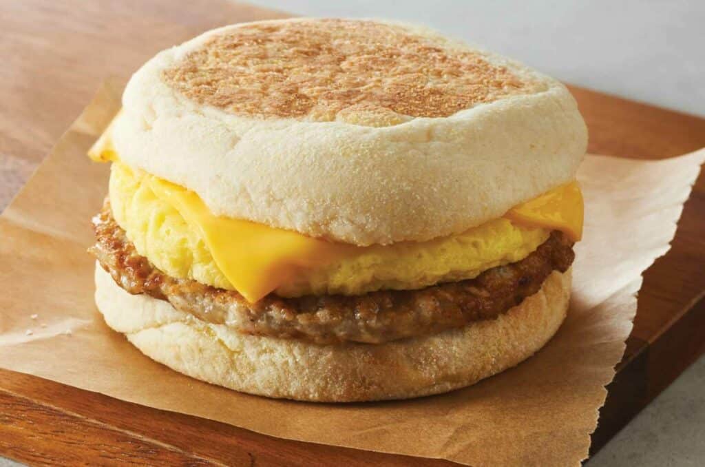 Sausage, Egg & Cheese, English Muffin
