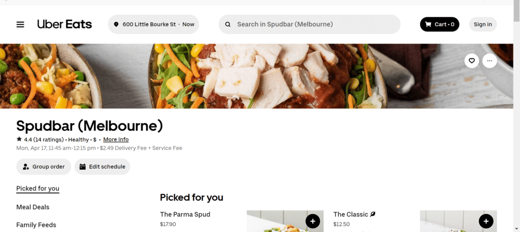 Spudbar page