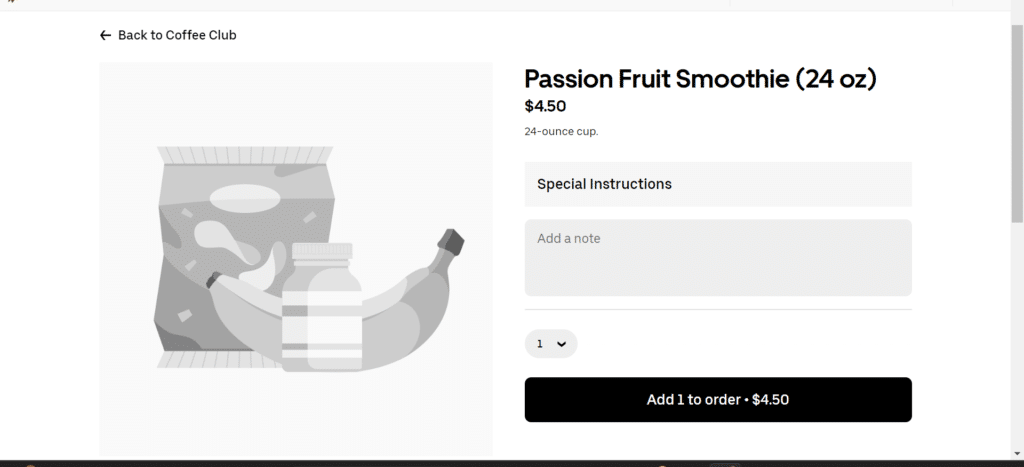 The Coffee Club Add to cart