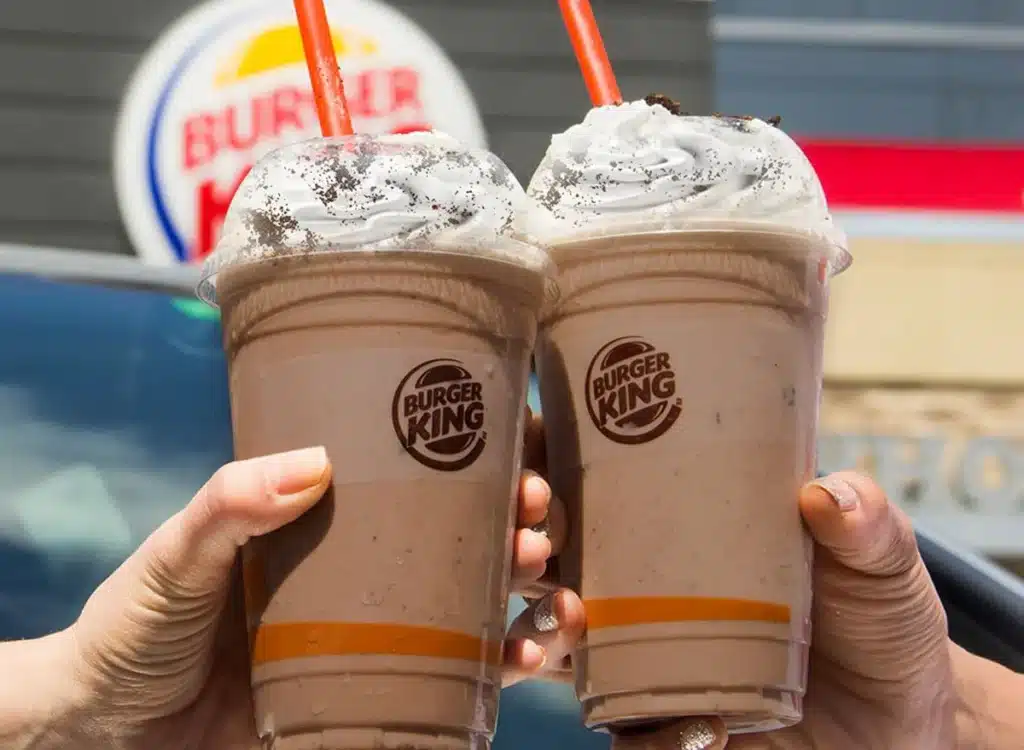 burger king milkshakes