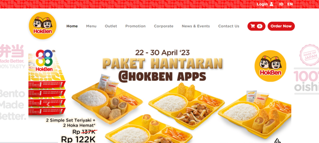 Hoka Hoka Bento Official Page
