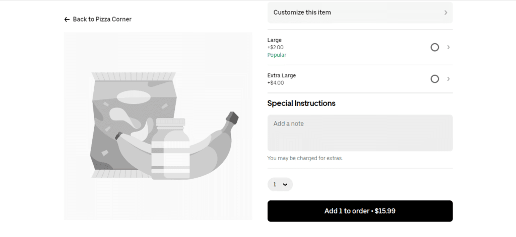 Pizza Corner Add To Cart