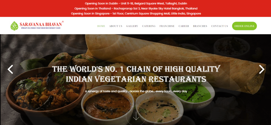 Sarvanaa Bhavan Official Website