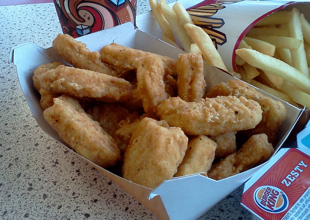 chicken nuggets and fries