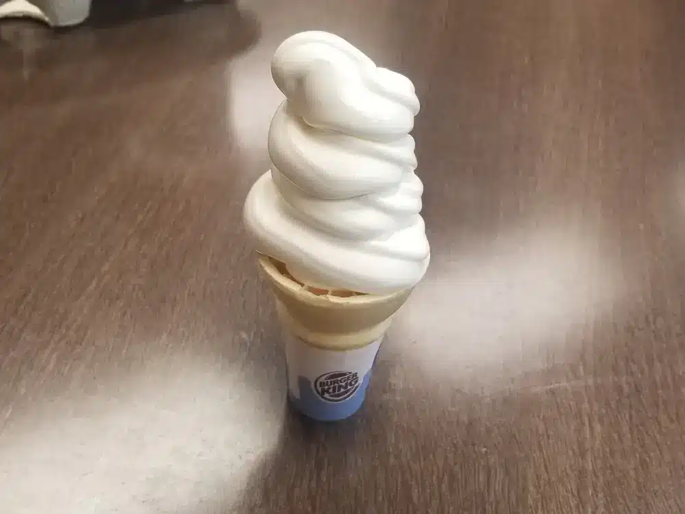 soft serve cone