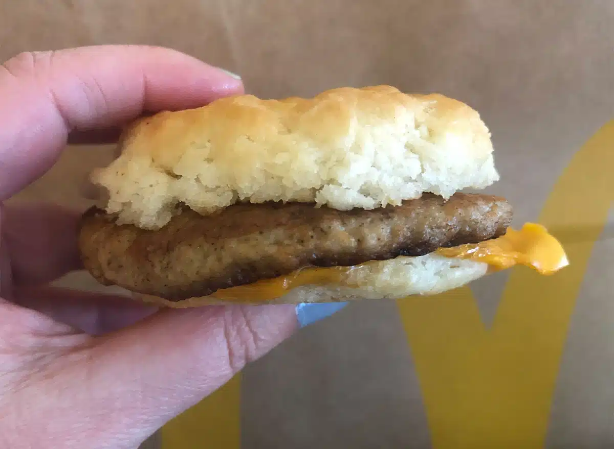 How To Reheat McDonald's Sausage Biscuits At Home