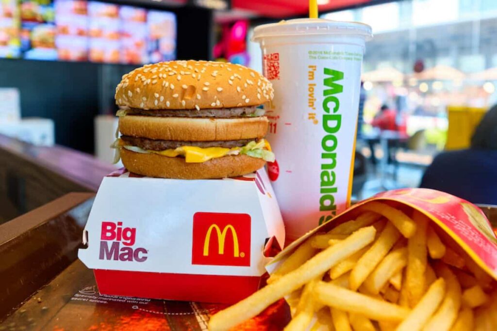 McDonald's Allergen Menu Items