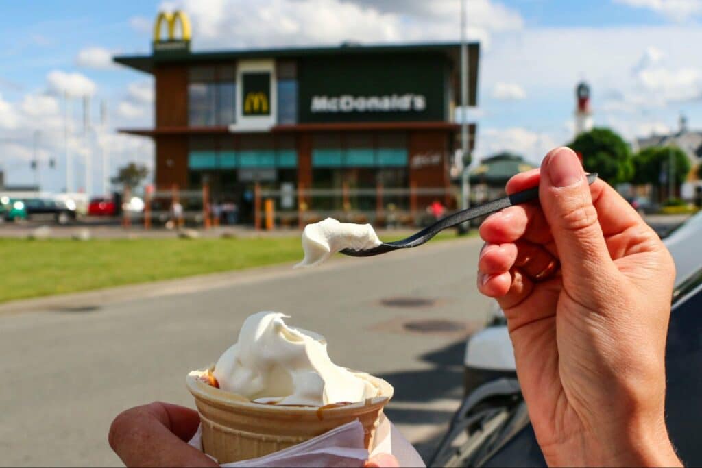 Is McDonald's ice cream gluten free