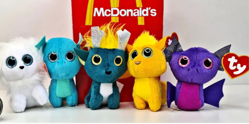 Happy meal toys decorated