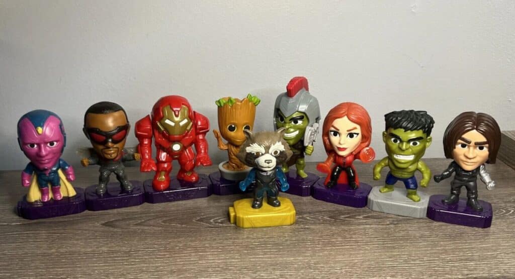 happy meal superhero toys
