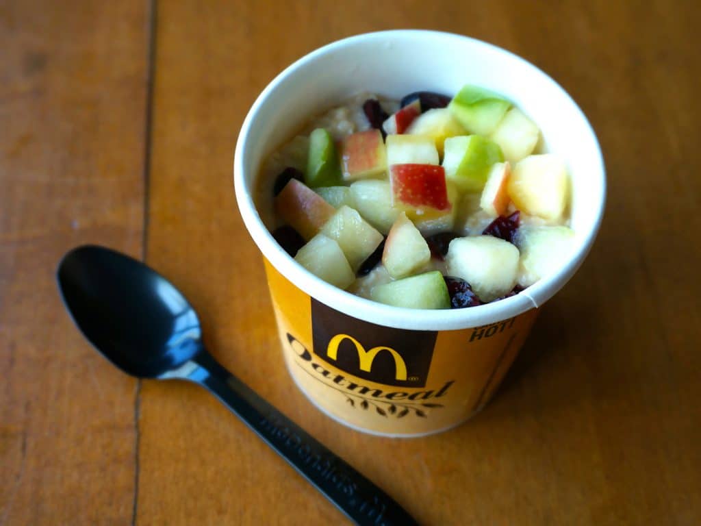 McDonald's oatmeal