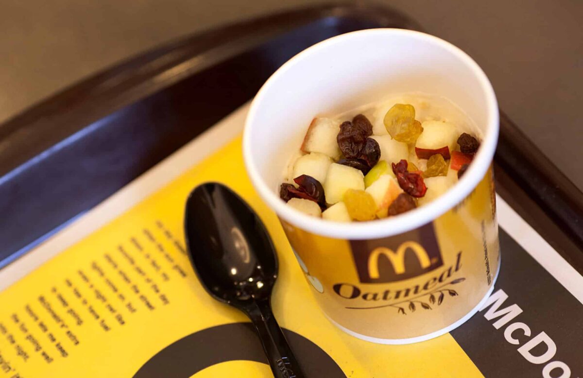 McDonald's oatmeal