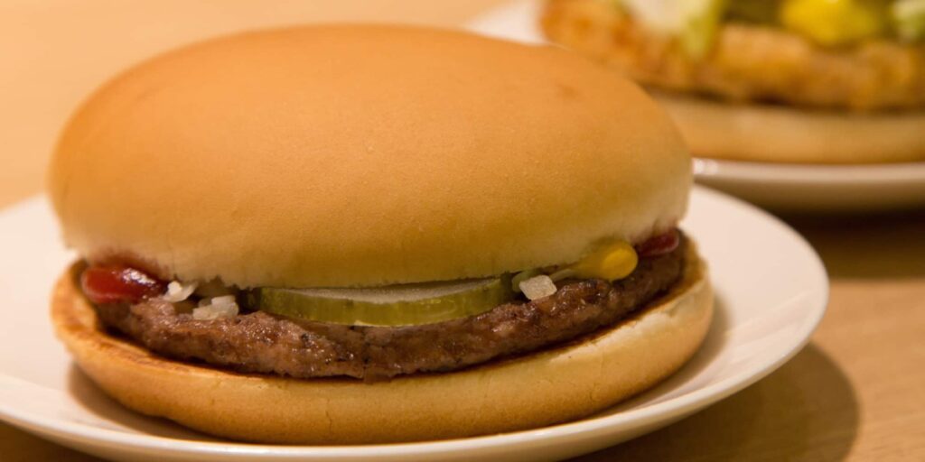 McDonald's hamburger