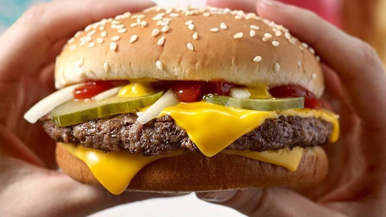 McDonald's hamburger