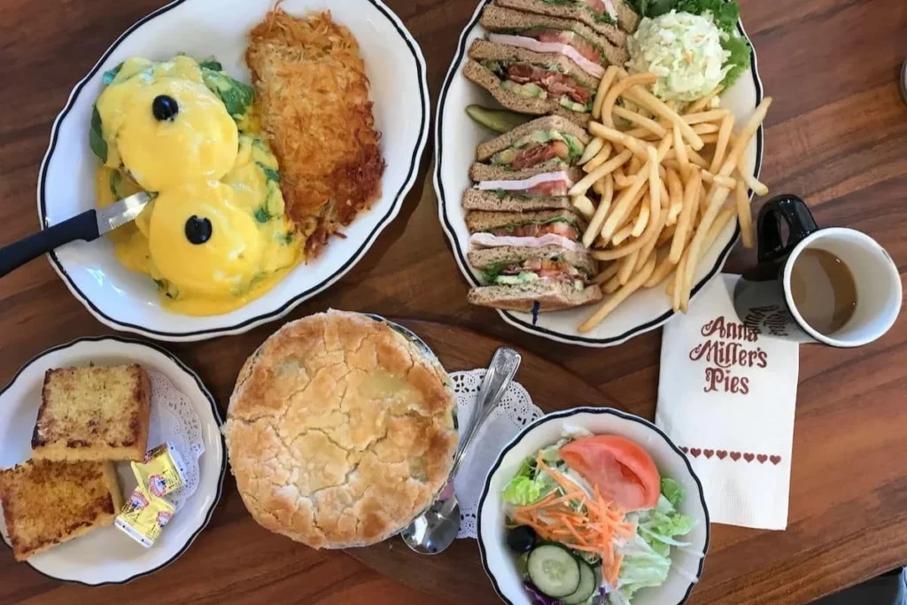 Anna Miller’s Menu