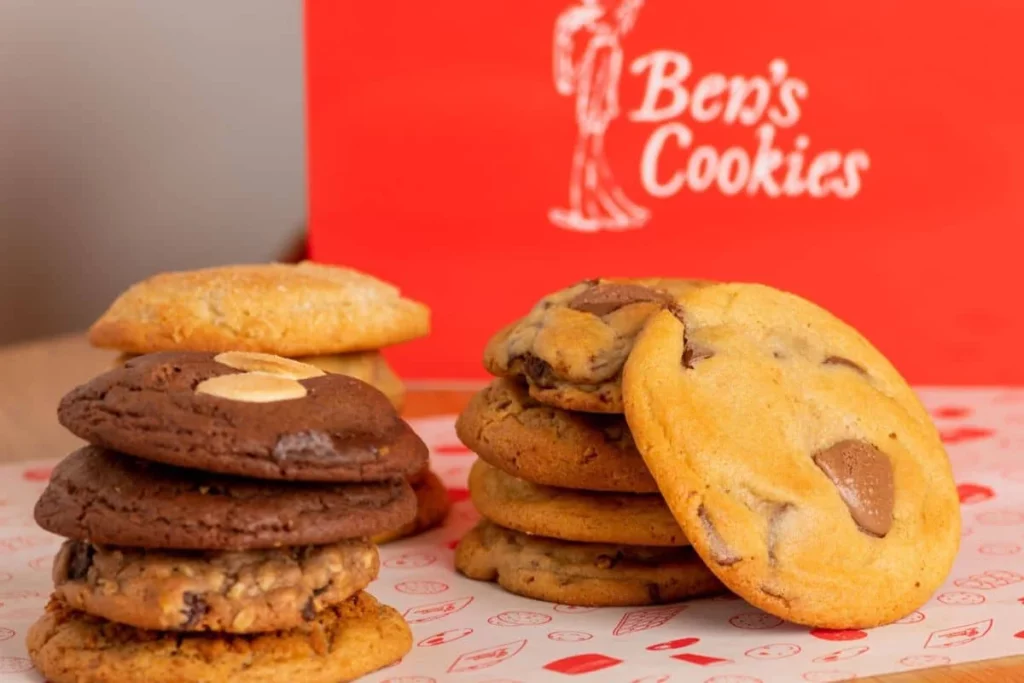 Ben’s Cookies Menu