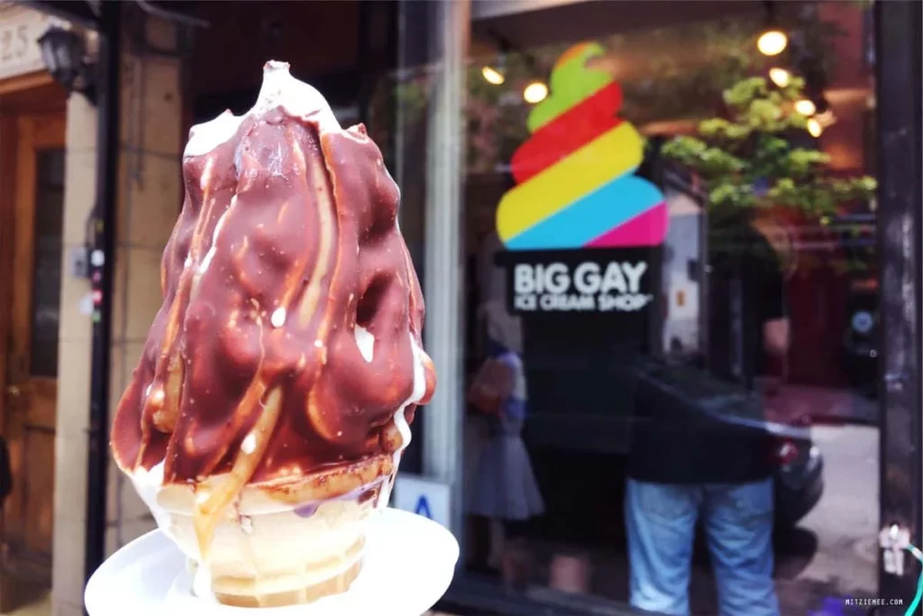 Big Gay Ice Cream Menu