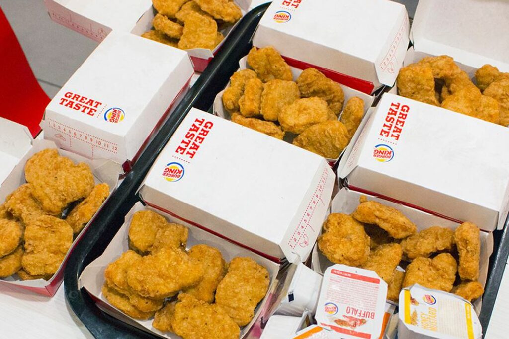 Burger King dairy free menu
