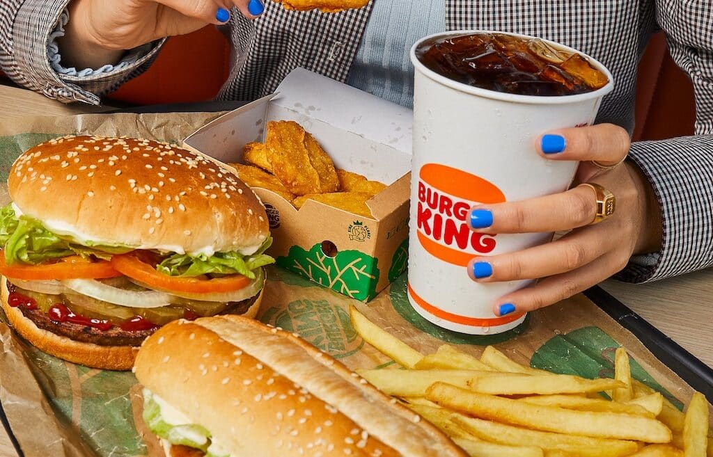 Burger King dairy free menu
