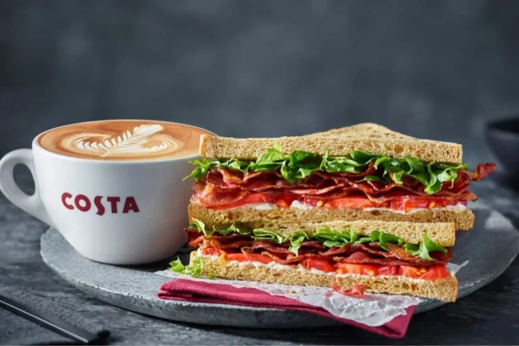 Costa Coffee Menu