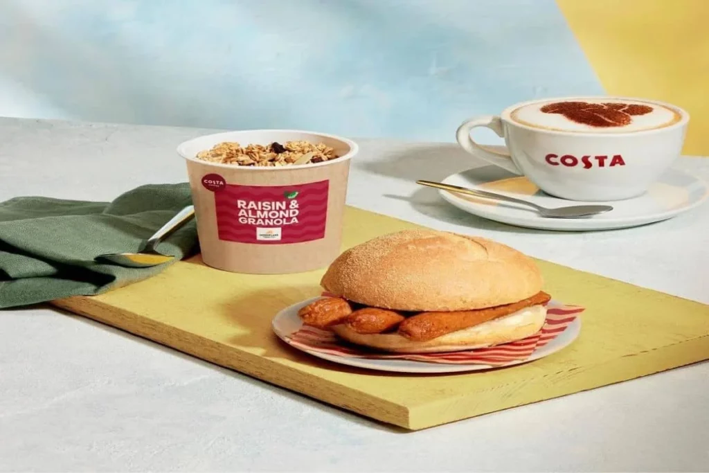 Costa Coffee Menu Item