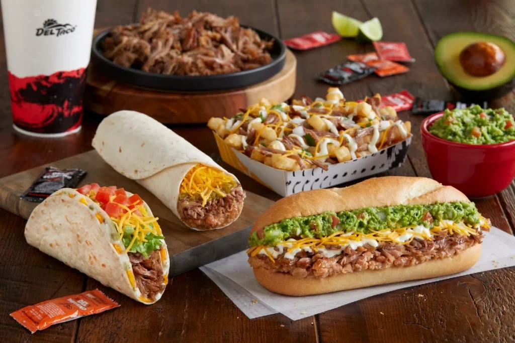 Del taco Menu Item