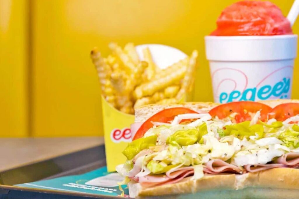 Eegee’s Menu