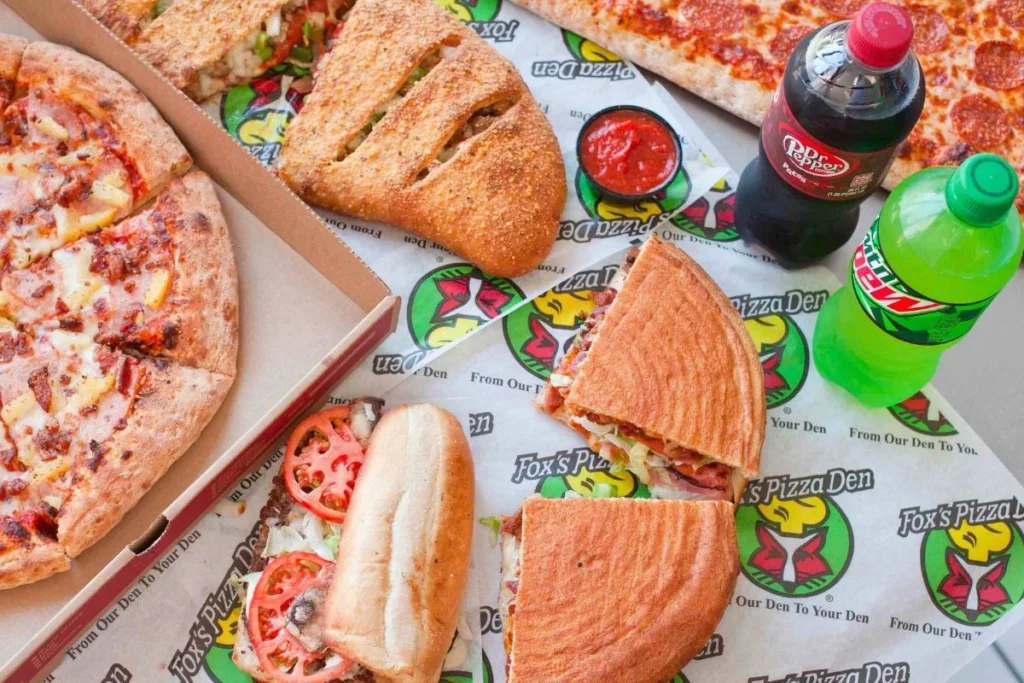Fox's Pizza Den Menu