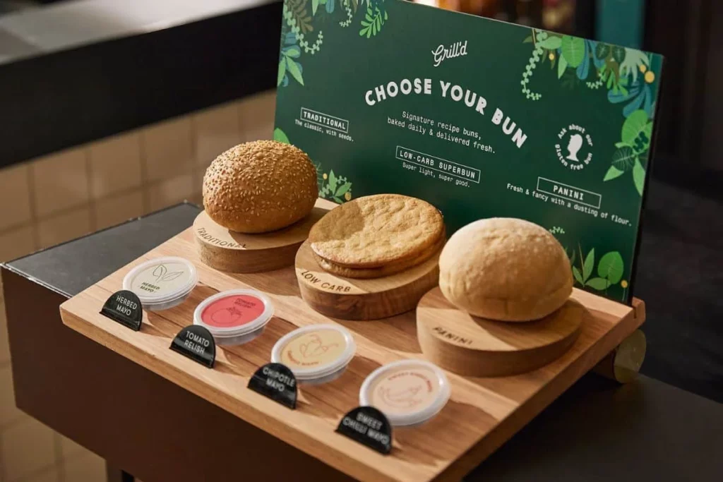 Grill'd Food Items