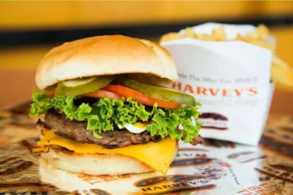 Harvey's Menu