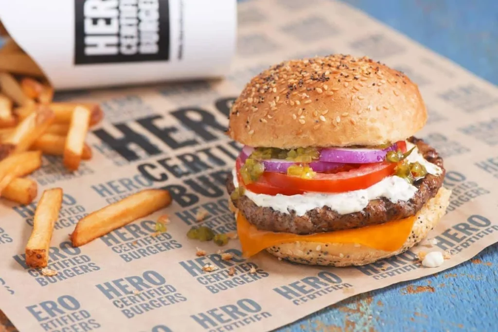 Hero Certified Burger Menu